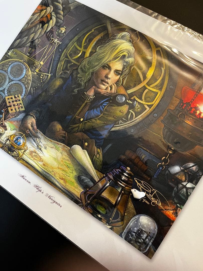 Terese Nielsen 航行長ハナ 直筆サイン入り　アートプリント　MTG