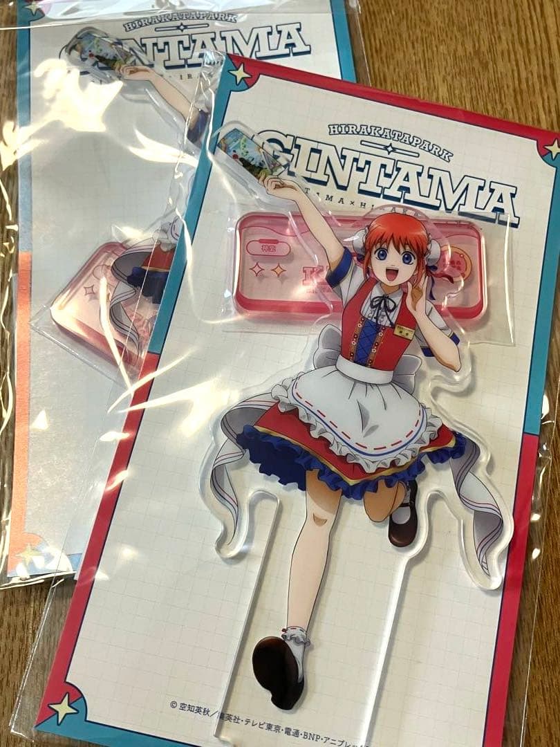 117 銀魂　神楽　アクリルスタンド　ポーチ　アクスタ