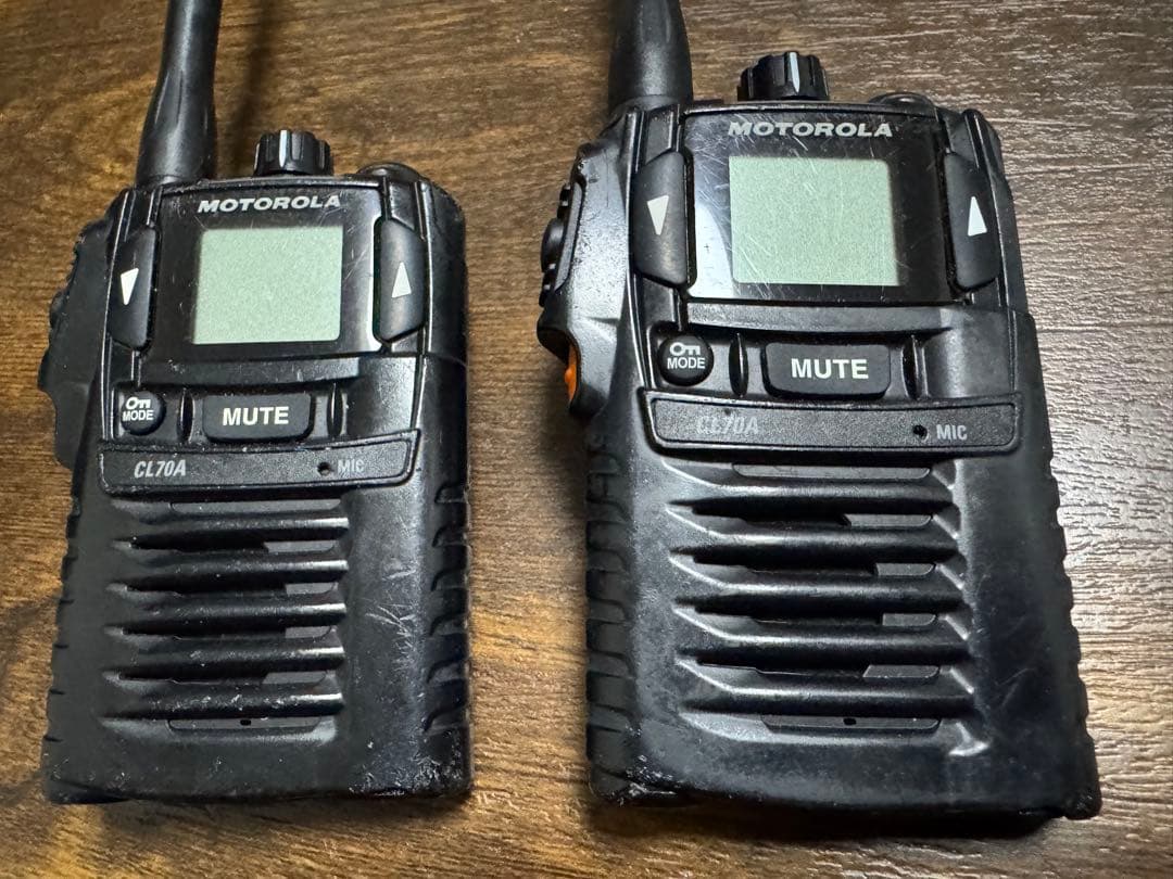 2台　MOTOROLA モトローラトランシーバー　CL70A