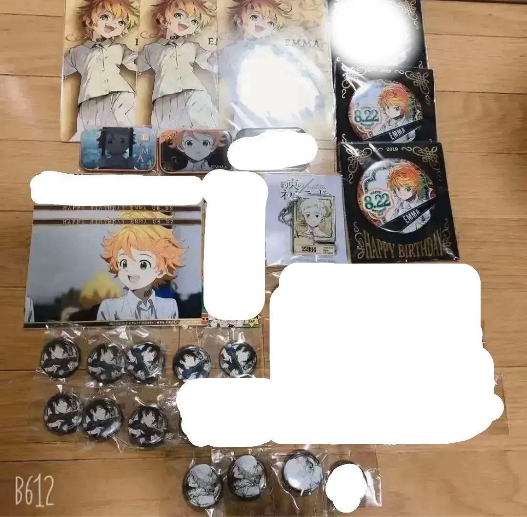 約束のネバーランド Jヒーロー夏祭り 缶バッジ エマ&レイ&ノーマン