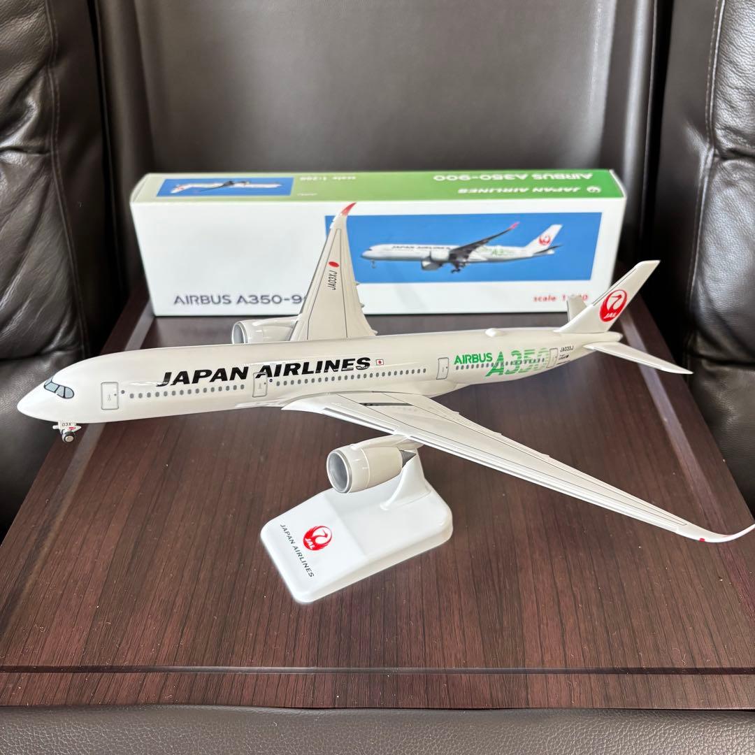 美品 日本航空 AIRBUS A350-900 1/200スケール JA03XJ