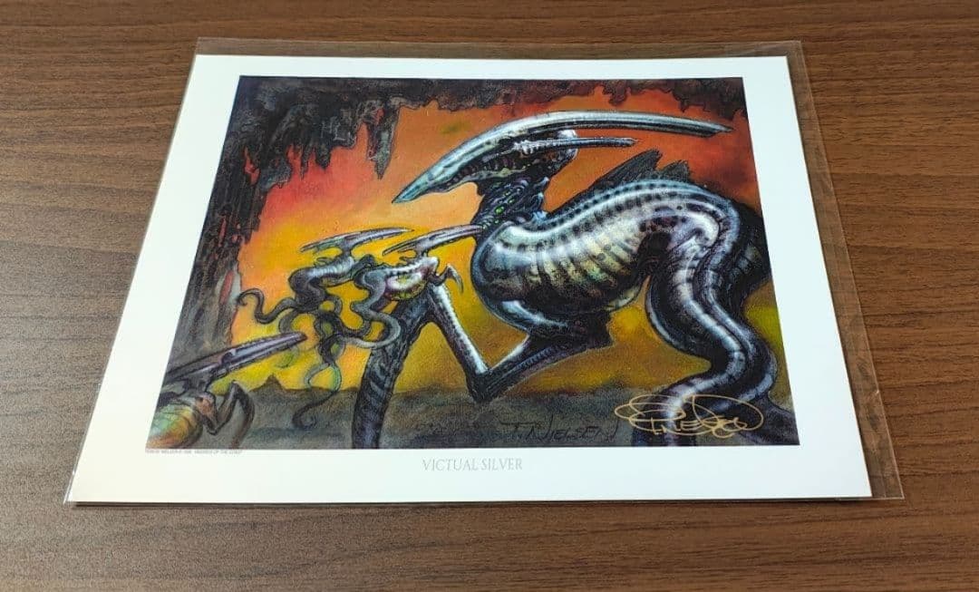 アートプリント　ニールセン氏の直筆サイン入り　 MTG グルランド等９枚セット