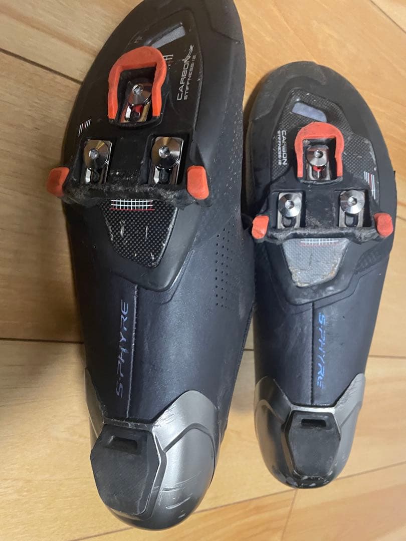 Shimano S-Phyre ブラック シューズ BOAダイヤル 43 ワイド