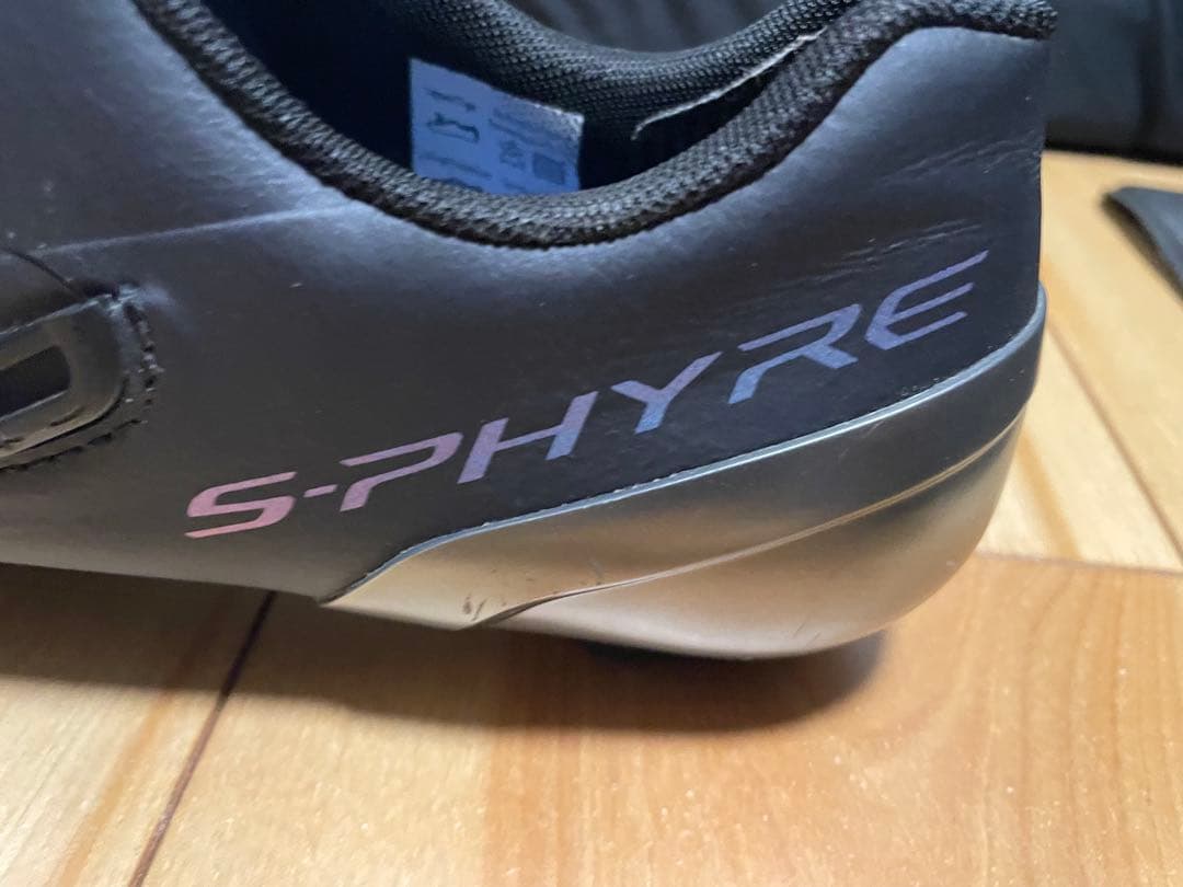 Shimano S-Phyre ブラック シューズ BOAダイヤル 43 ワイド