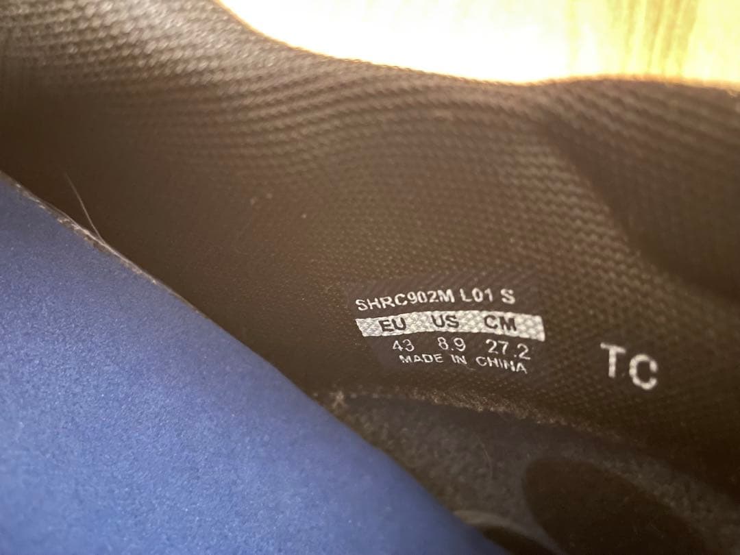 Shimano S-Phyre ブラック シューズ BOAダイヤル 43 ワイド