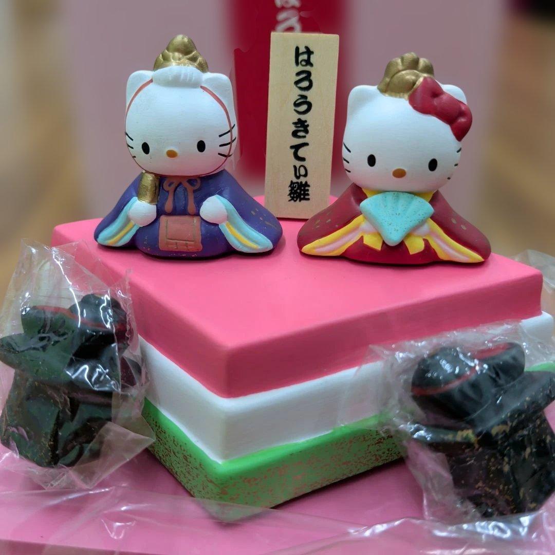 激レア！【キティ&ダニエル】ハローキティミニ　雛人形　吉徳　レトロ
