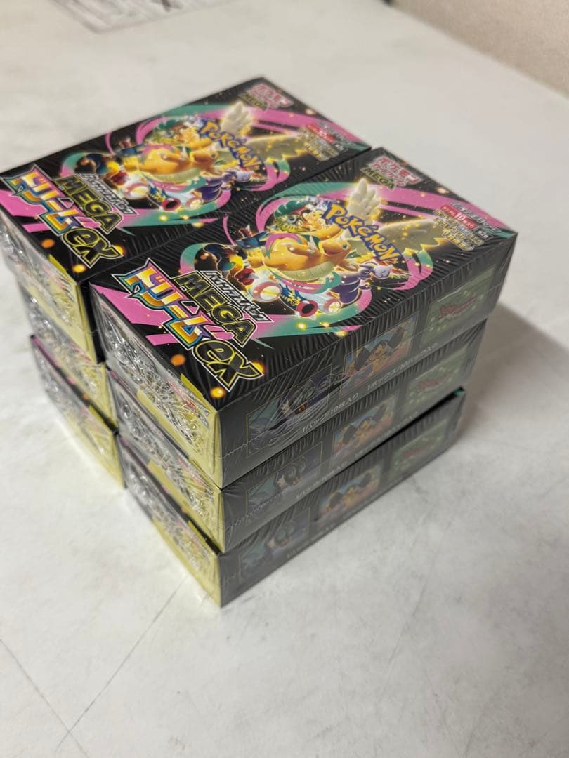 【シュリンク付き】 ハイクラスパック　 メガドリームex 6box 未開封
