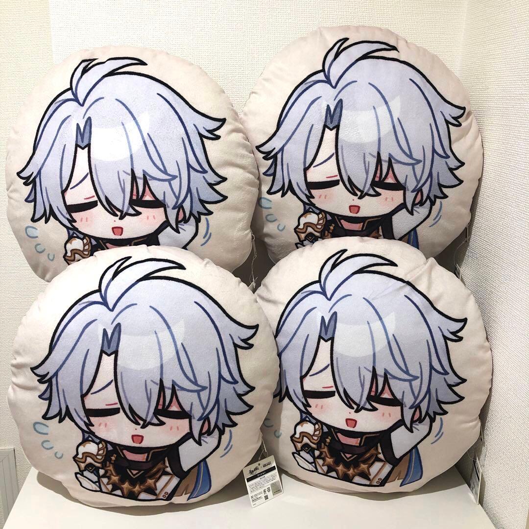 タグ付き✨　崩壊スターレイル 丸型クッション ファイノン 4点　ラウンドワン限定