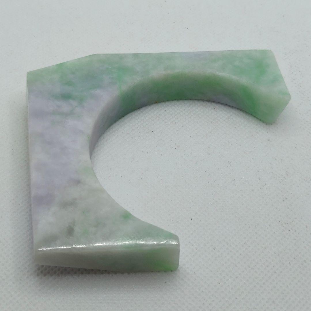 【貴重】ミャンマー産の本翡翠(ジェダイト)のラベンダー入りのルース