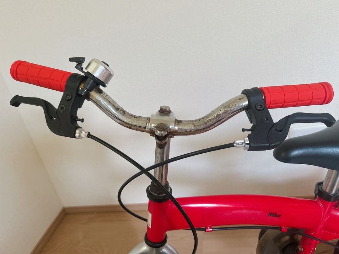 【引取限定】へんしんバイク 補助輪つき