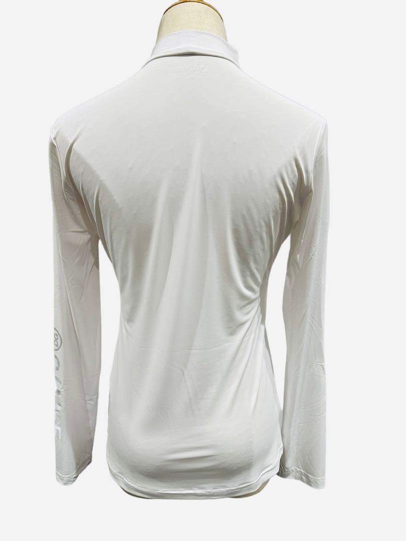 G/FORE韓国ジーフォアレディース夏用アイスシルク生地sizeSホワイト