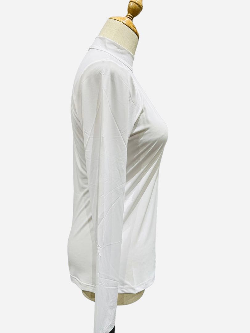 G/FORE韓国ジーフォアレディース夏用アイスシルク生地sizeSホワイト