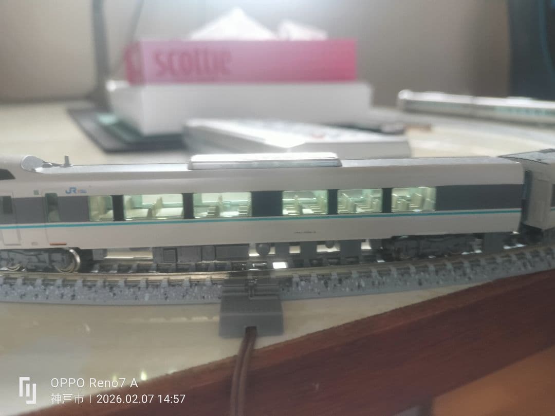 Nゲージカトー10-1179S287系全車白色LED室内灯付くろしお6両セット