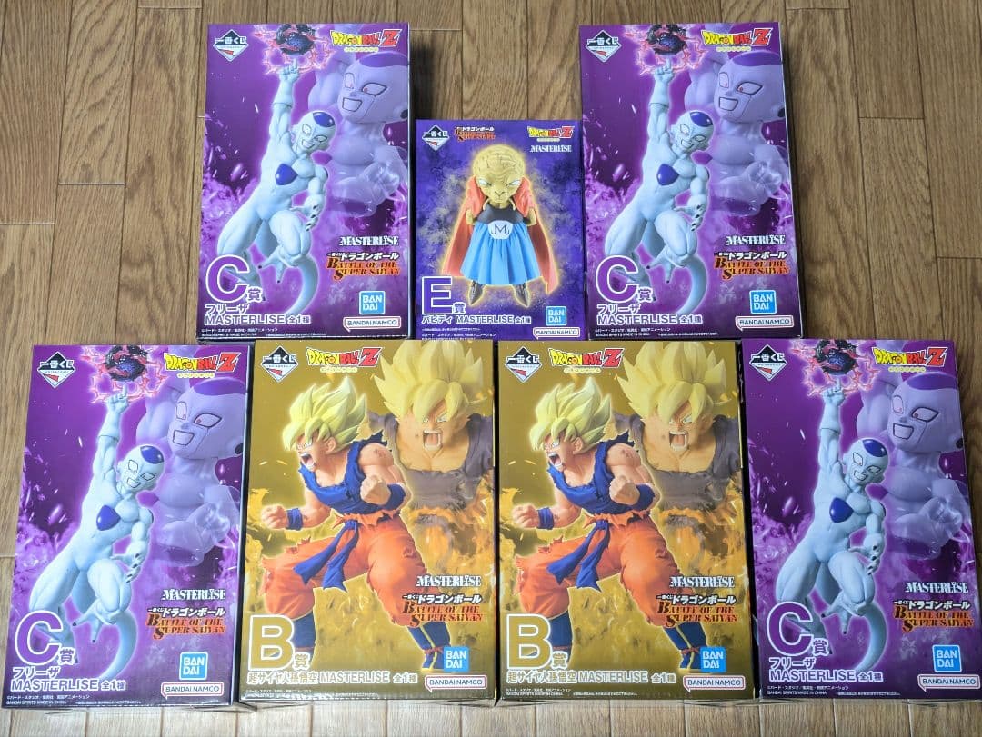 ７個セット　ドラゴンボール　一番くじ　フィギュア　悟空　フリーザ　バビディ
