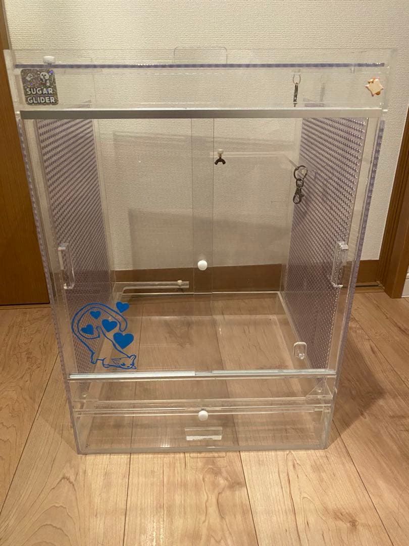 フクロモモンガ アクリルケージ