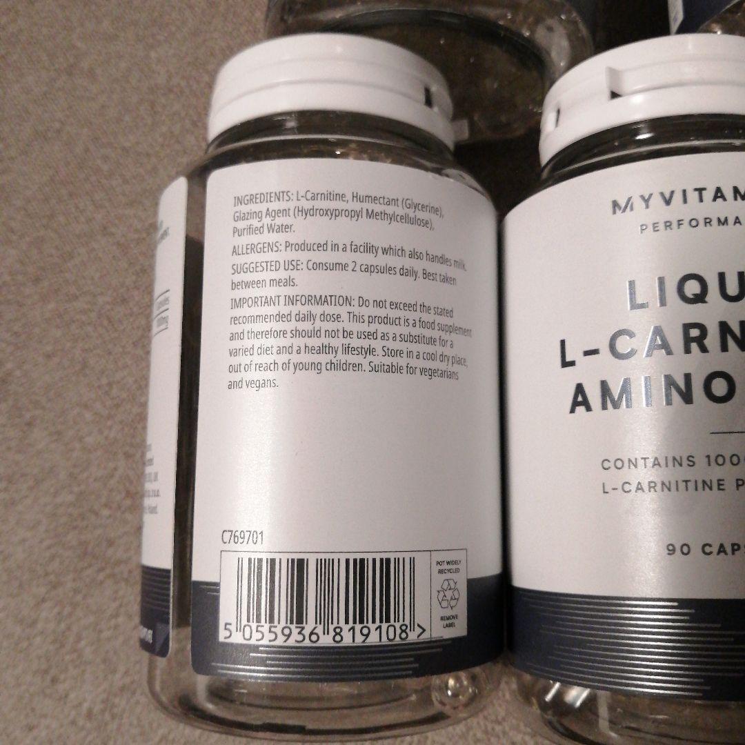 しろマイプロテイン リキッド L-カルニチン カプセル 90錠 5個