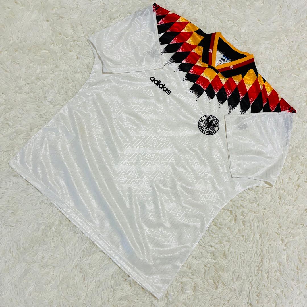 アディダス ドイツ代表 94年 W杯 ユニフォーム 長袖 XL UK製