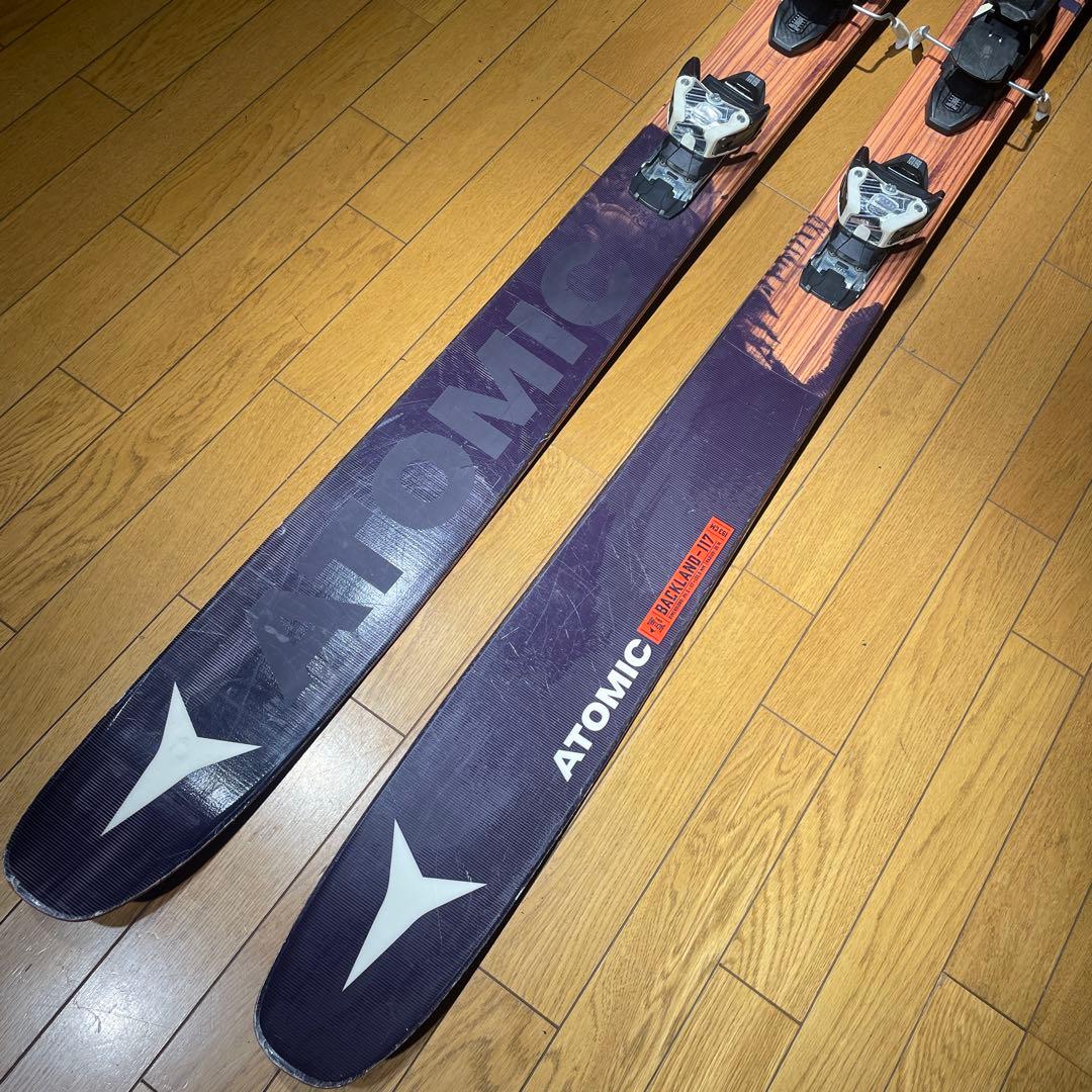 名機atomicアトミックBACKLAND 117&金具セット　パウダーマシン