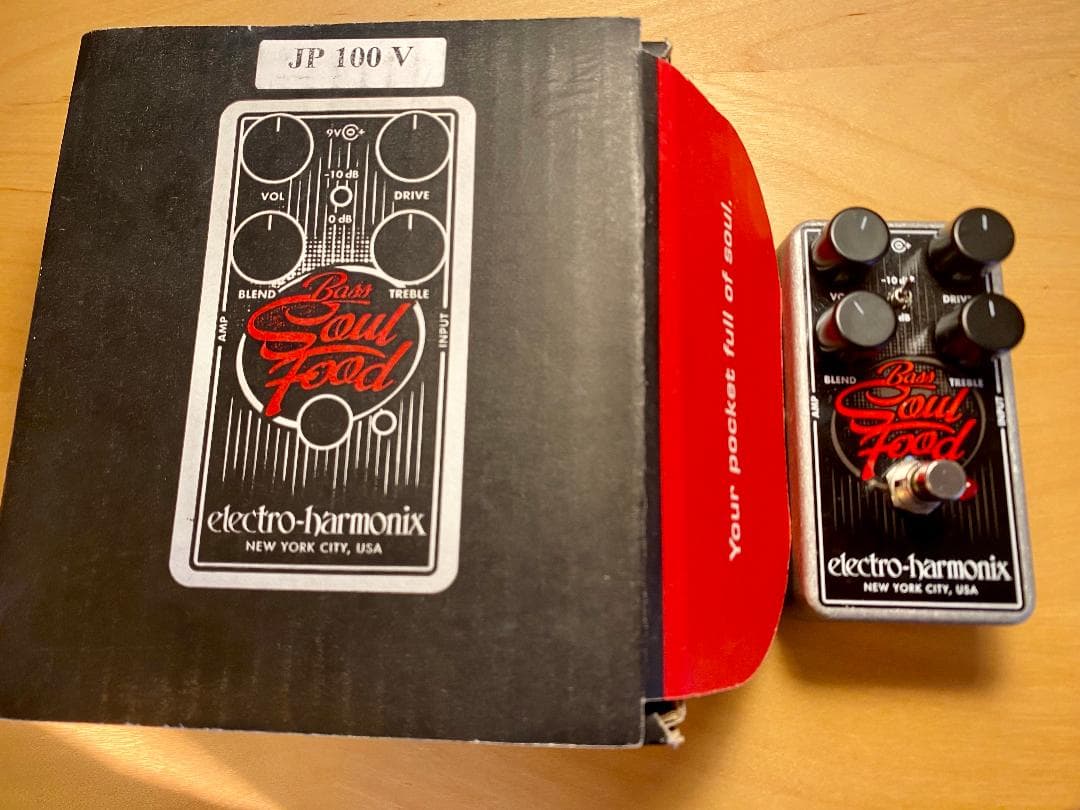 EHX Bass Soul Food ベース用オーバードライブ