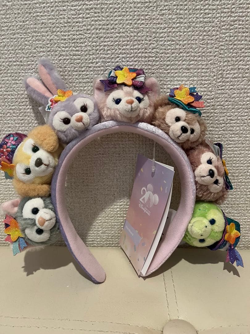 香港ディズニーランド20周年仕様ダフィフレカチューシャ