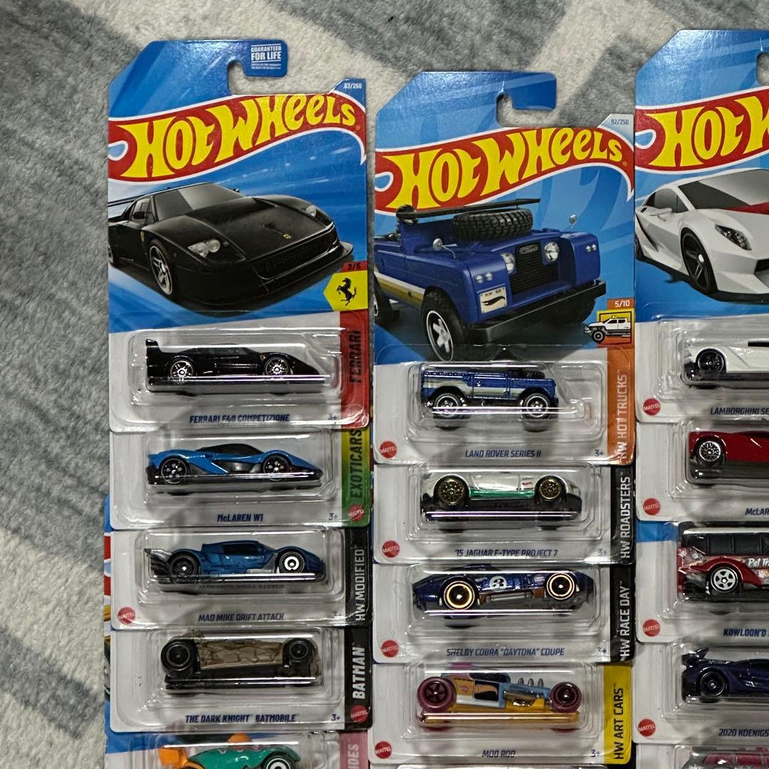 ホットウィール ベーシック 36台セット⑮ フェラーリ キャデラック等