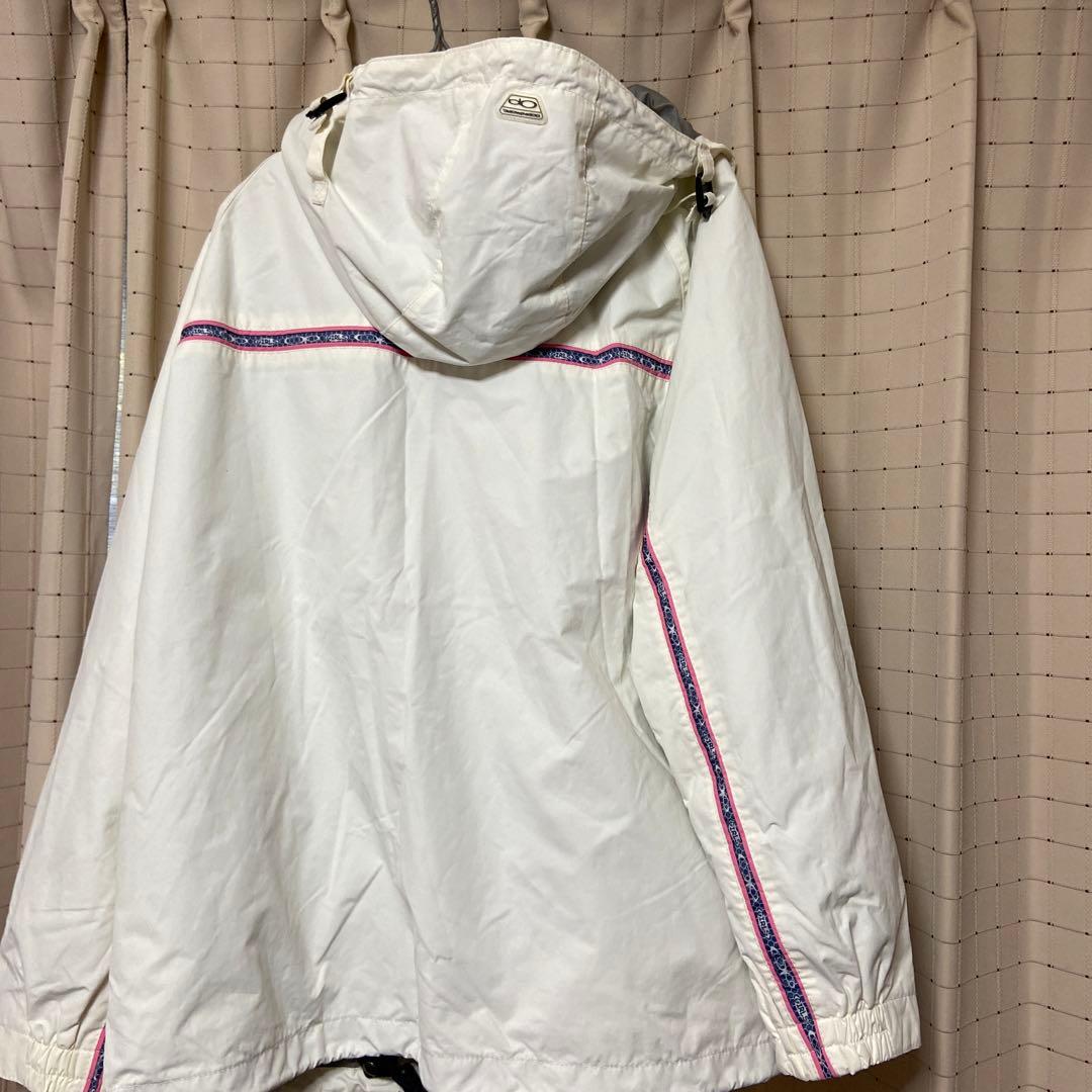 OP スノーボードウェアセット ホワイト ピンク 11号　中古品