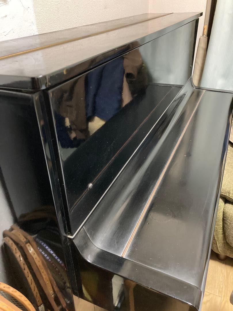 YAMAHA アップライトピアノ 鏡面仕上げ 1960s ビンテージピアノ