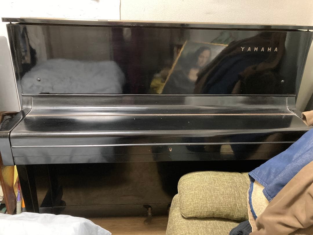 YAMAHA アップライトピアノ 鏡面仕上げ 1960s ビンテージピアノ