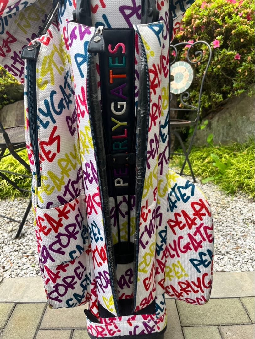 PEARLY GATES キャディバッグ 落書き風