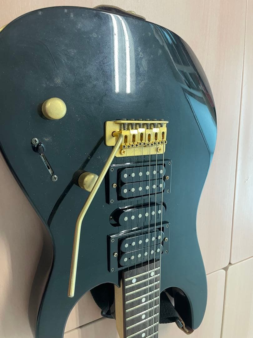 シャーベル エレキギター ブラック ギターケース付き