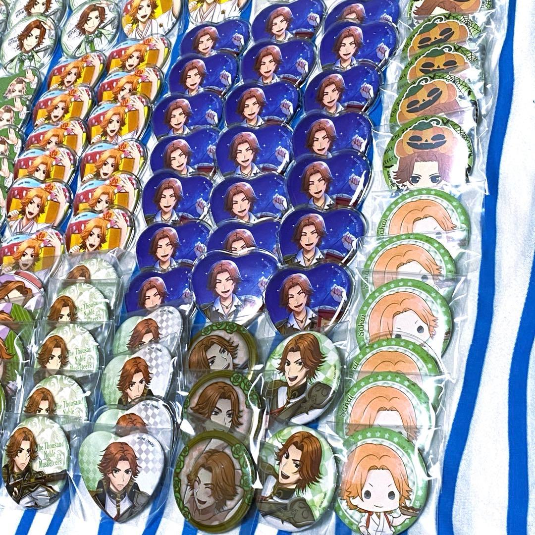 大量★千銃士:Rhodoknight『サカイ缶バッジ』１９４個セット まとめ売り