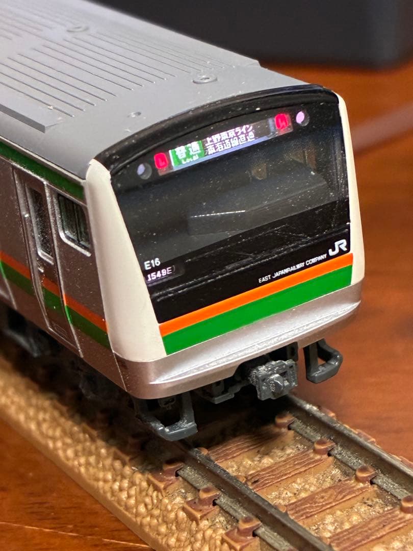 E233系電車8両　kato ライト点灯動力動作確認済　ジャンク品