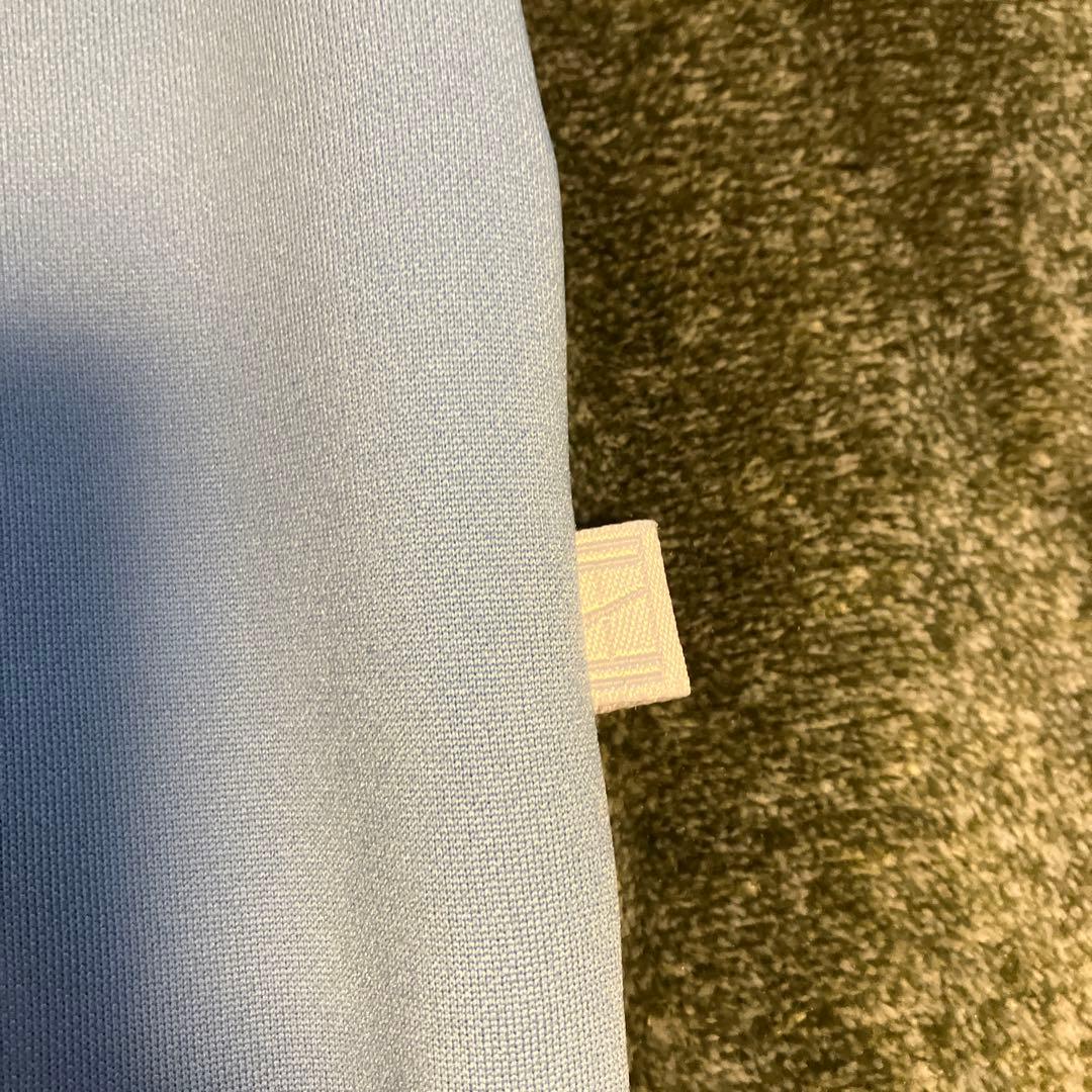 カズ様　Nike Dri-FIT ライトブルー ポロシャツ