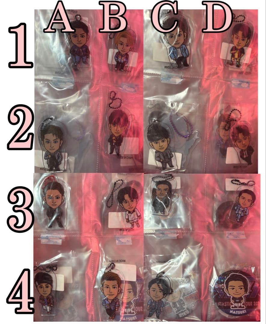 RIKU 堀夏喜 澤本夏輝 砂田将宏 白濱亜嵐 缶バッチ フォトキー アクスタ