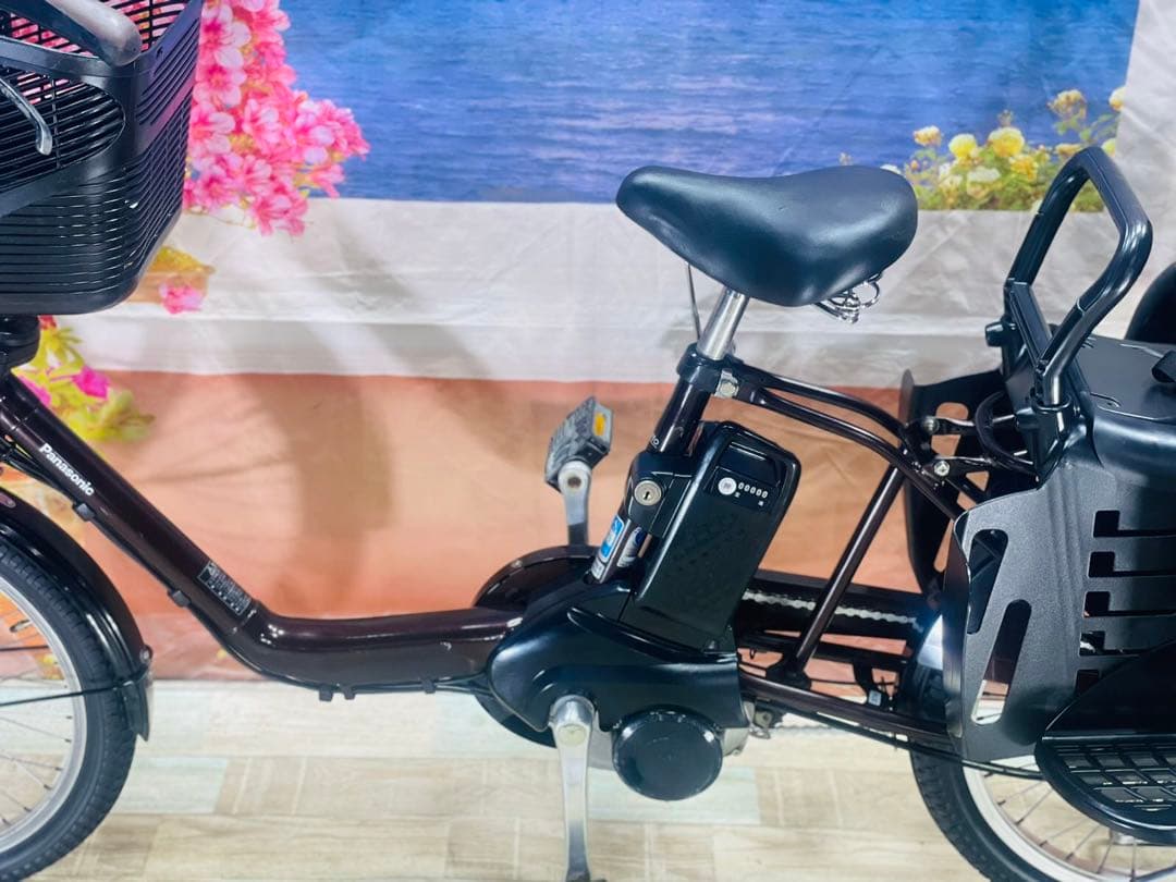 パナソニックギュット⭐️12AH！子供乗せ電動アシスト自転車Y3016