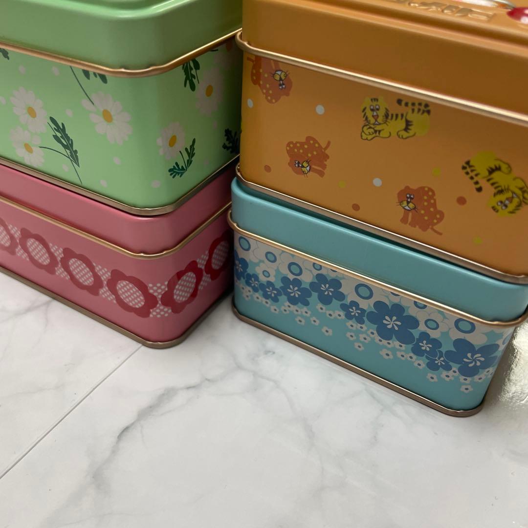 【アデリアレトロ4缶セット】メリーチョコレート はじけるキャンディ　未開封