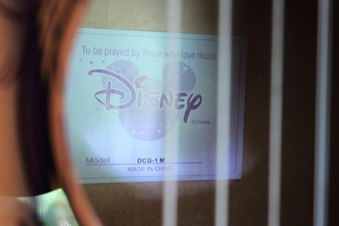 美品　Disney ミッキー　ミニ　クラシックギター DCG-1M