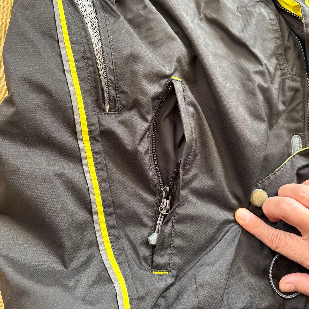 Goldwin スキーウェア ブラック/イエロー/サイズ上M下L