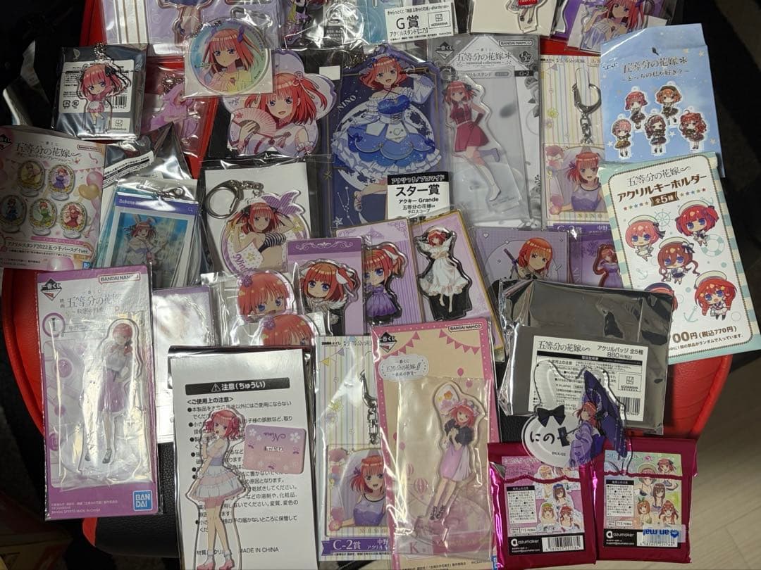 【早い者勝ち！激安】五等分の花嫁 中野二乃 アクリルスタンド等大量まとめ売り