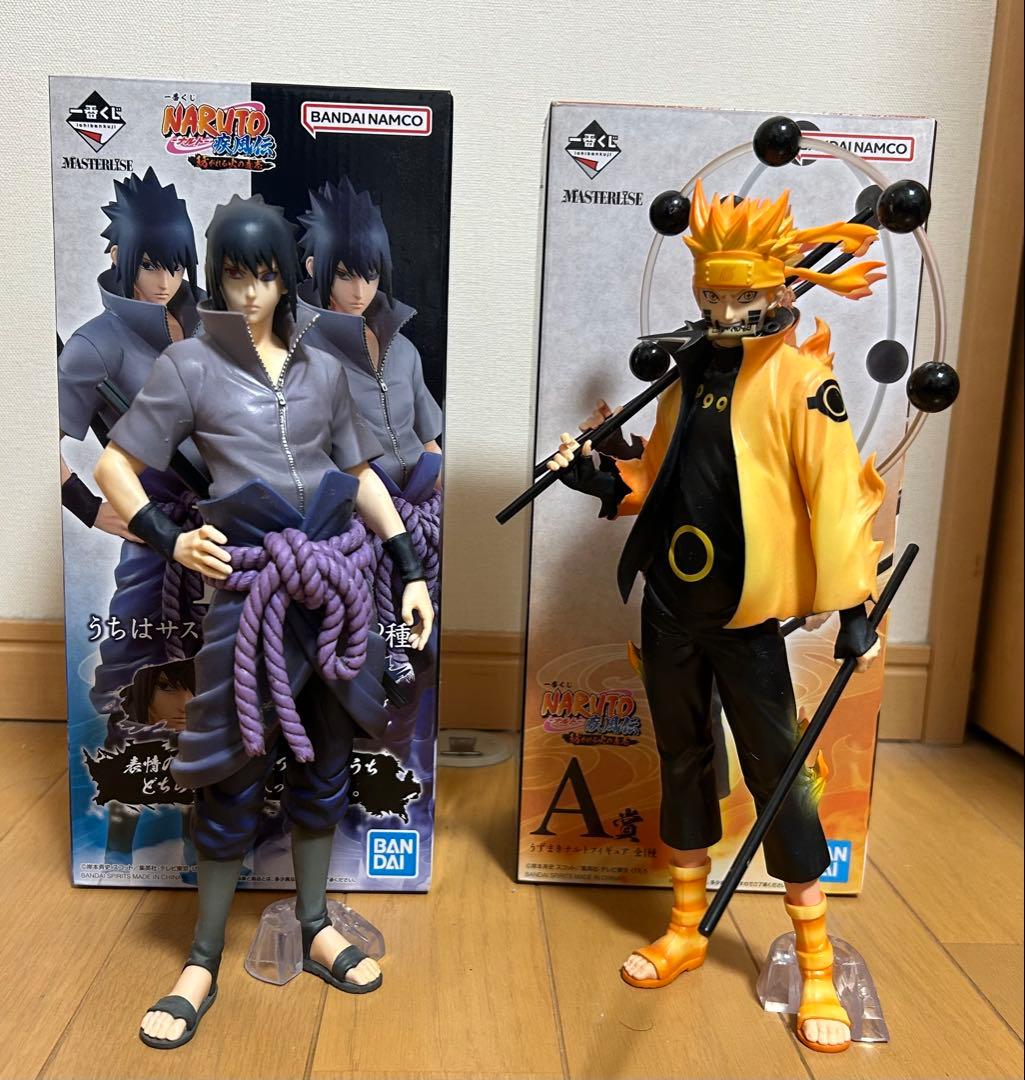 一番くじ NARUTO 紡がれる火の意志 A賞 B賞セット ナルト サスケ