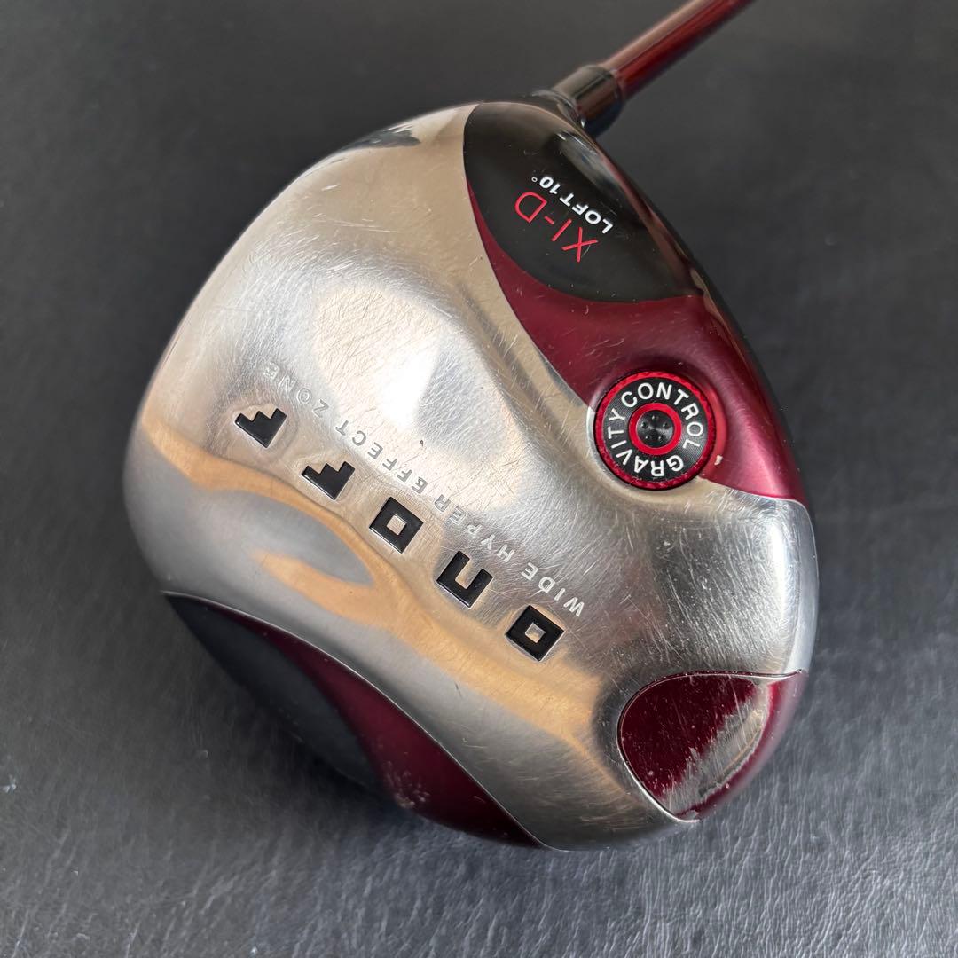 送料込メンズゴルフクラブセットONOFFオノフXI-D赤アイアンODYSSEY