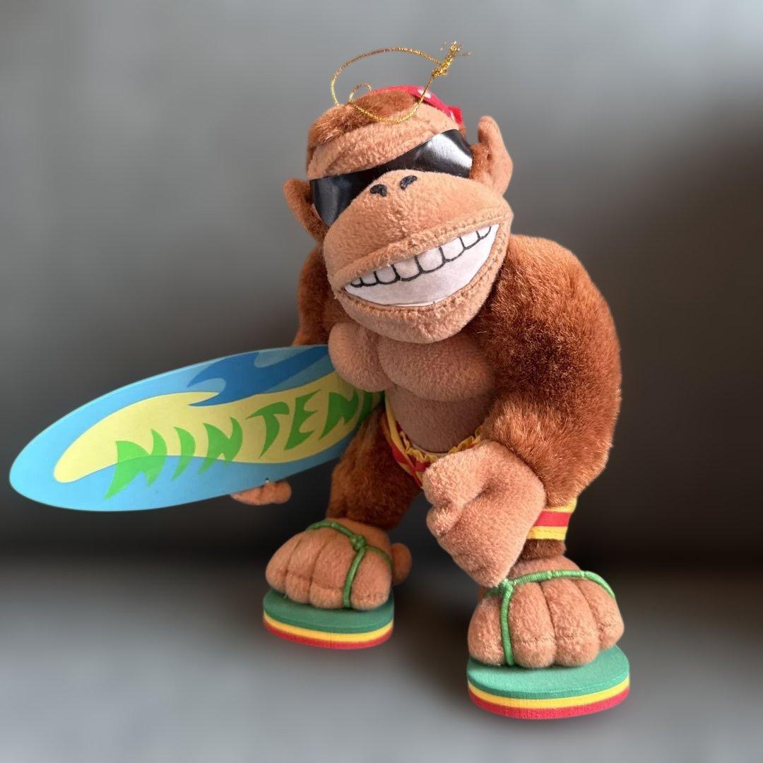 非売品 希少 1995年 ファンキーコング ぬいぐるみ スーパードンキーコング