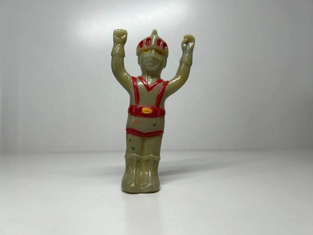 大里玩具　シルバー仮面　指人形　ジャンボ指人形　ソフビ オオサト　当時物