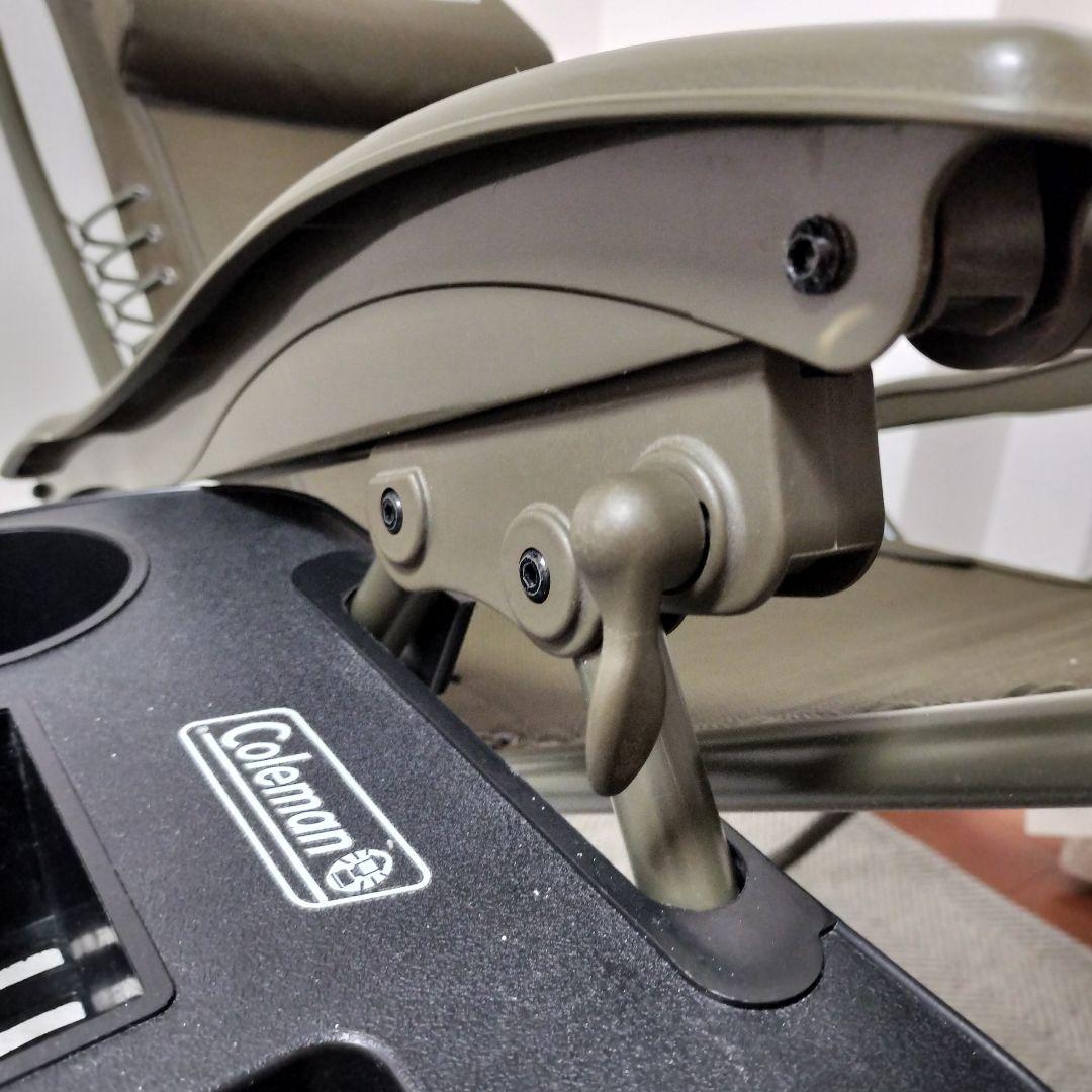 Coleman コールマン インフィニティチェア オリーブ ドリンクホルダー付