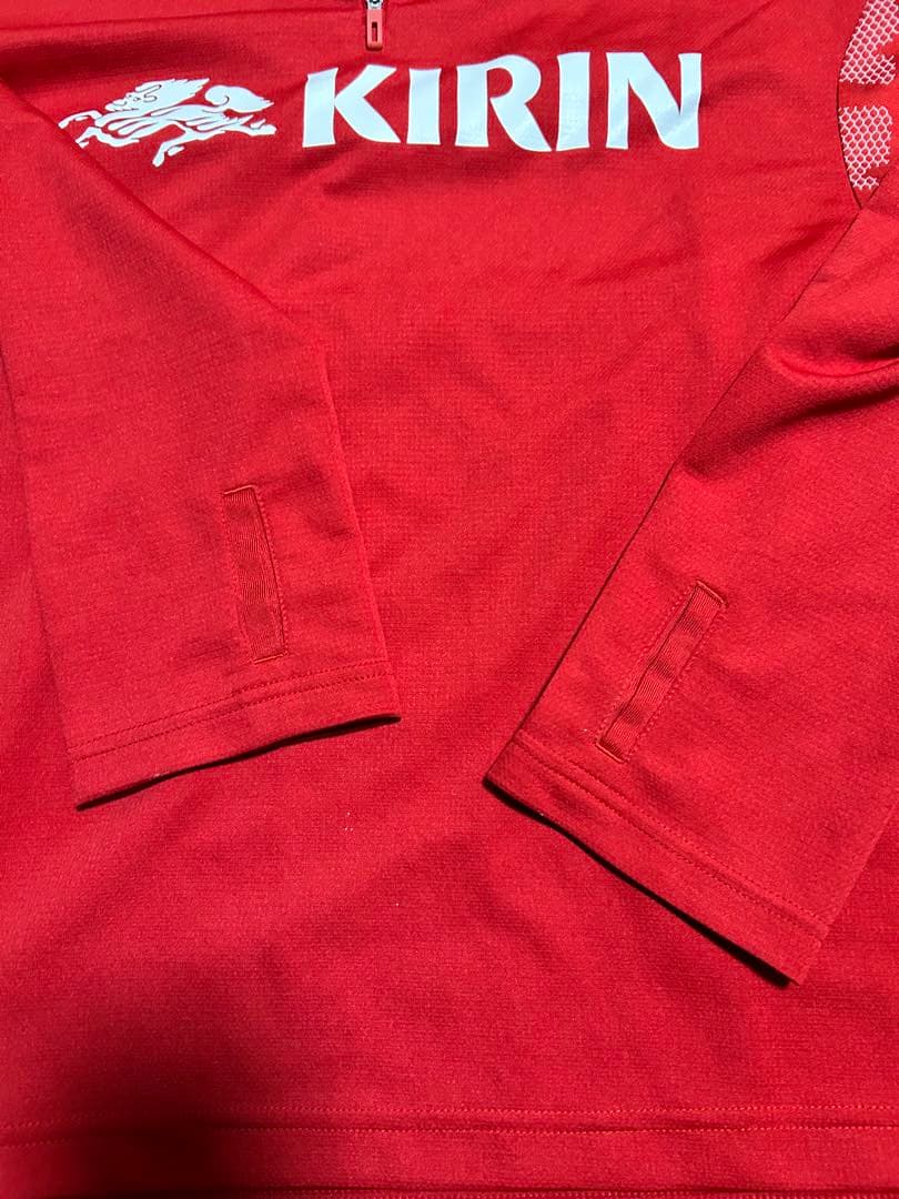 非売品 adidas 日本代表 トレーニングトップ XO ハーフジップ 美品