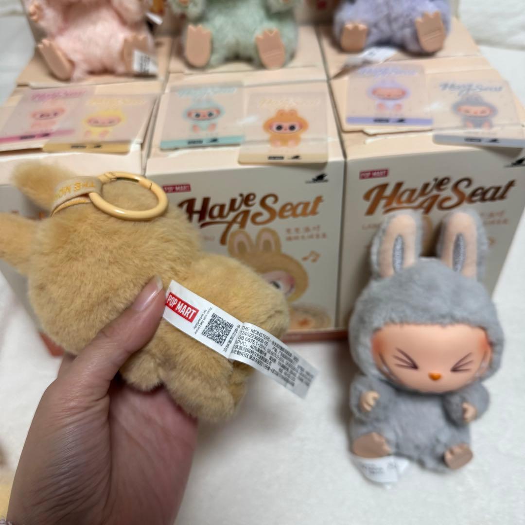 POPMART LABUBU Have Seat ぬいぐるみ 5体セット