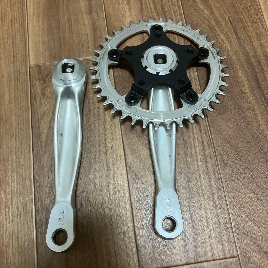 MIDDLEBURN クランクセット 175mm シルバー　old mtb