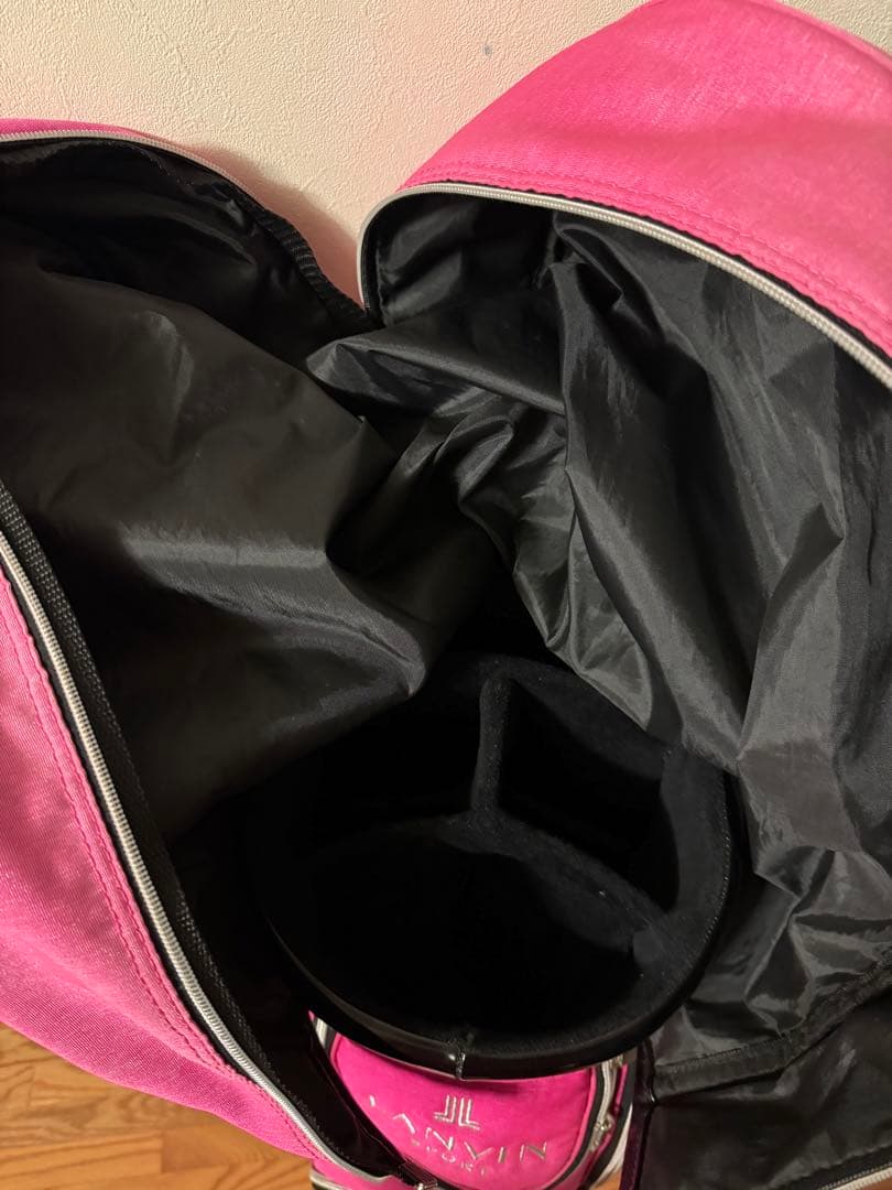 ランバン　LANVIN ゴルフバック　ピンク　リボン