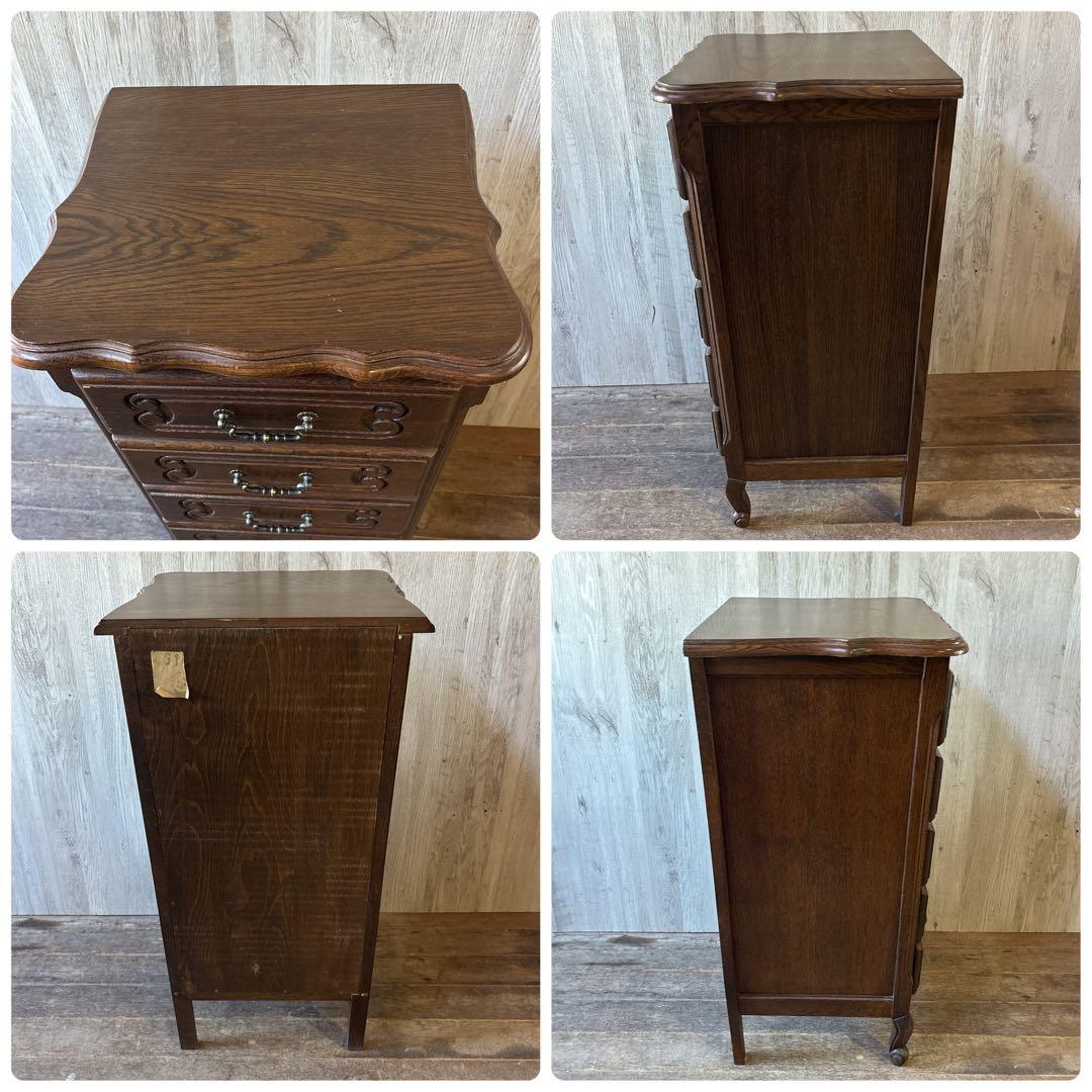 木製 5段チェスト チェスト 高級 輸入家具 ブルージュ クラシック猫脚 欧風