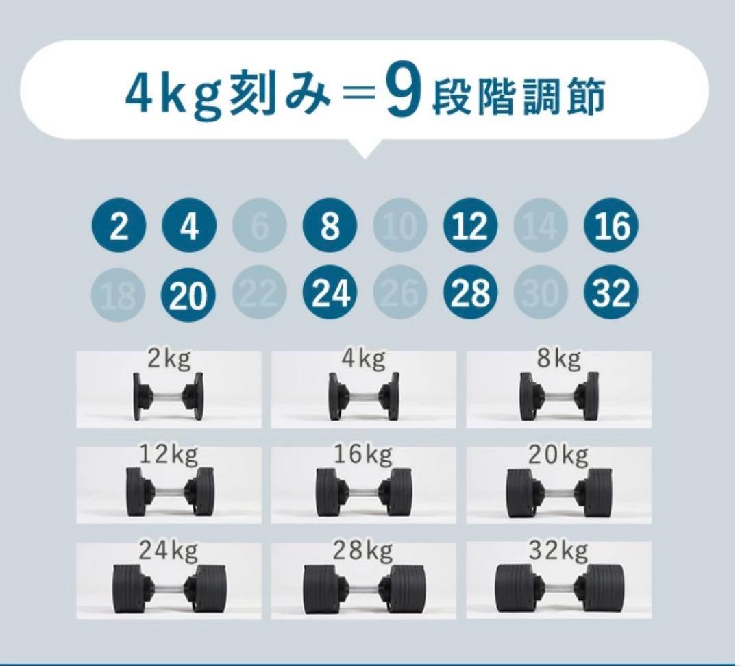 可変式ダンベル32kg＋NUO FLEXBELL 専用スタンド＋ローマンチェア